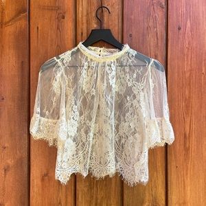 Forever 21|Cream Lace Blouse